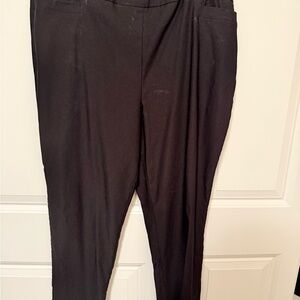 Kim Rogers Black Tummy Control Pull-On Pants